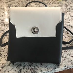 Black and White Mini Backpack. Never used!